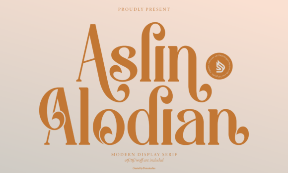 Aslin Alodian Font Fonts Free Download Aslin Alodian Font - Featured Image