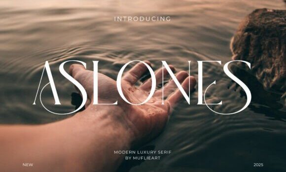 Aslones Font - Featured Image