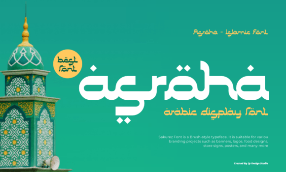 Asroha Font - Featured Image