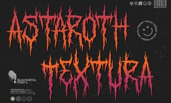 Astaroth Textura Font - Featured Image