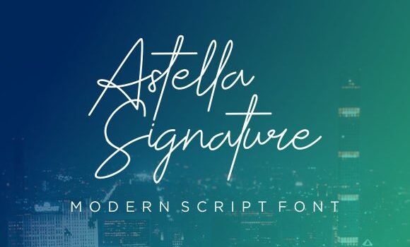 Astella Signature Font Fonts Free Download Astella Signature Font - Featured Image