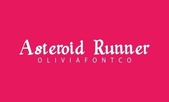 Asteroid Runner Font - Featured Image