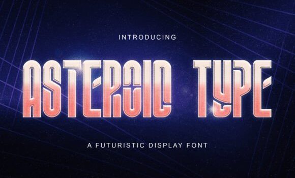 Asteroid Type Font - Featured Image