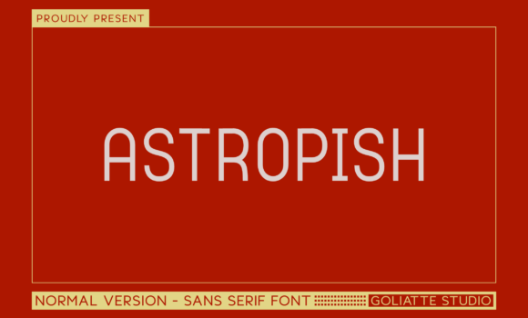 Astropish Font - Featured Image