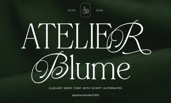 Atelier Blume Font - Featured Image