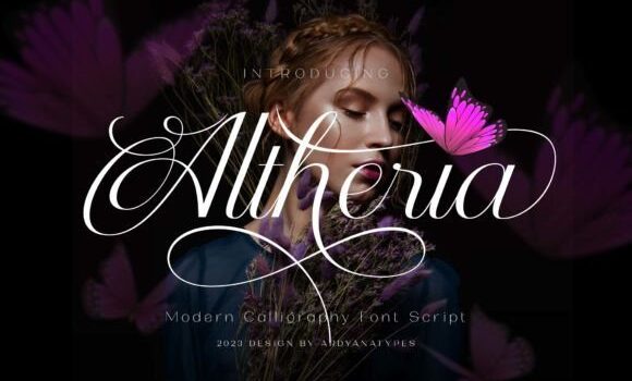 Atheria Font - Featured Image