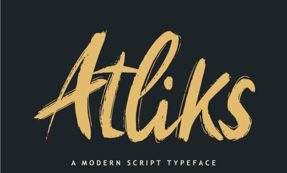 Atliks Font - Featured Image