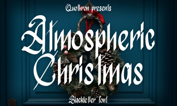 Atmospheric Christmas Font - Featured Image