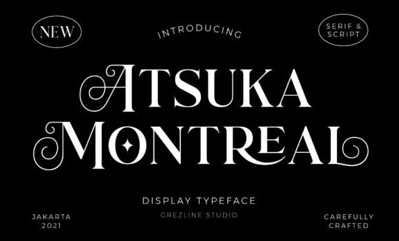 Atsuka Montreal Font - Featured Image