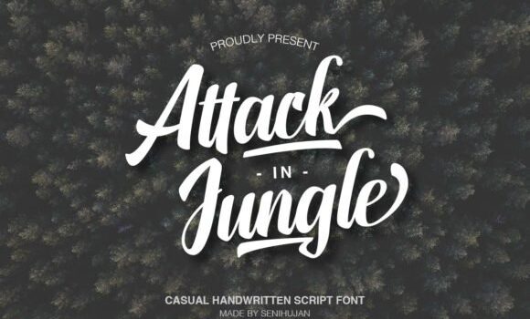 Attack in Jungle Font Fonts Free Download Attack in Jungle Font - Featured Image