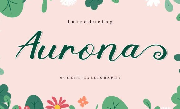 Aurona Font - Featured Image