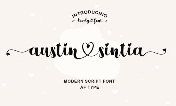 Austin Sintia Font - Featured Image