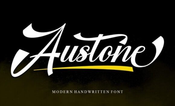 Austone Font - Featured Image