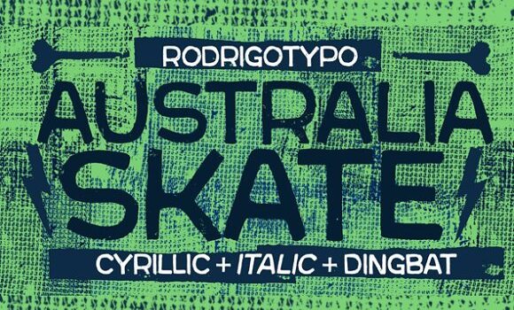 Australia Skate Font - Featured Image