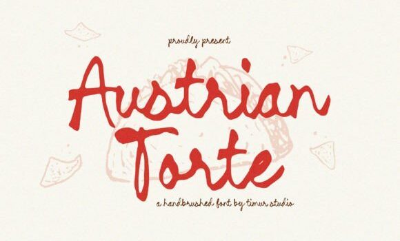 Austrian Torte Font - Featured Image