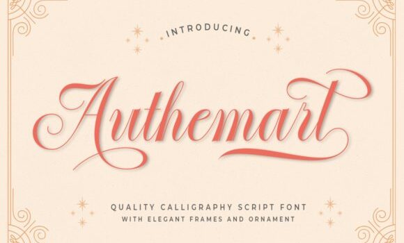 Authemart Script Font - Featured Image