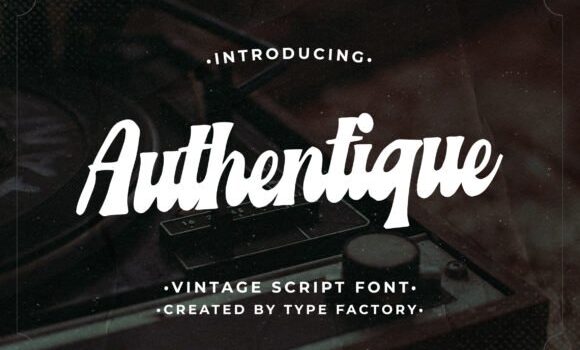 Authentique Font - Featured Image