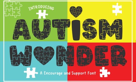 Autism Wonder Font Fonts Free Download Autism Wonder Font - Featured Image