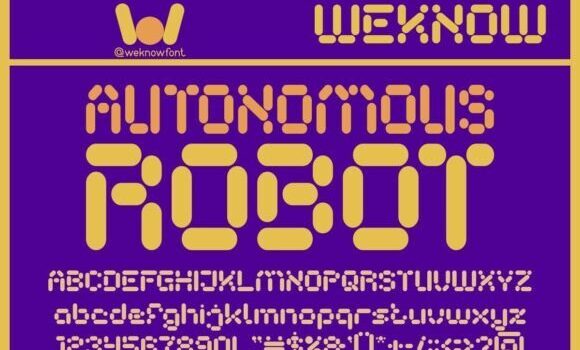 Autonomous Robot Font - Featured Image
