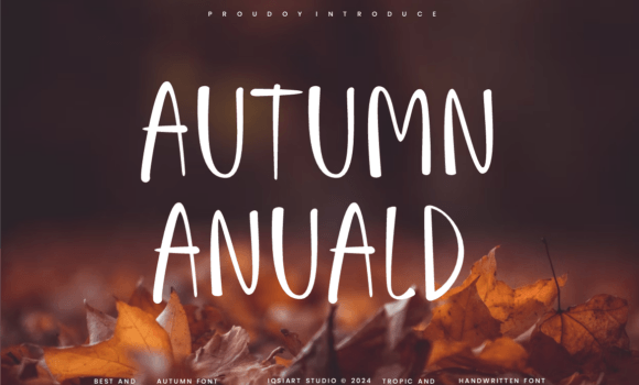 Autumn Anuald Font - Featured Image