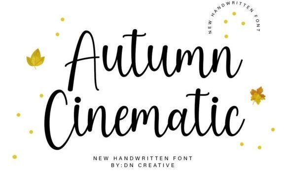 Autumn Cinematic Font - Featured Image