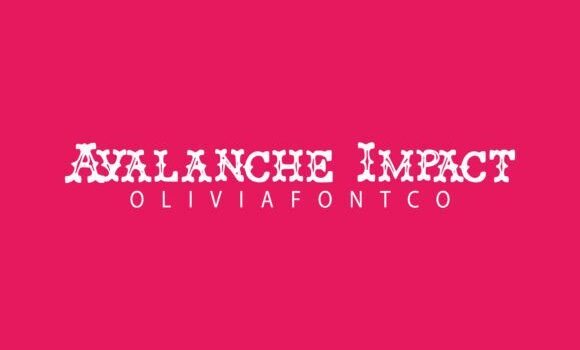 Avalanche Impact Font Fonts Free Download Avalanche Impact Font - Featured Image