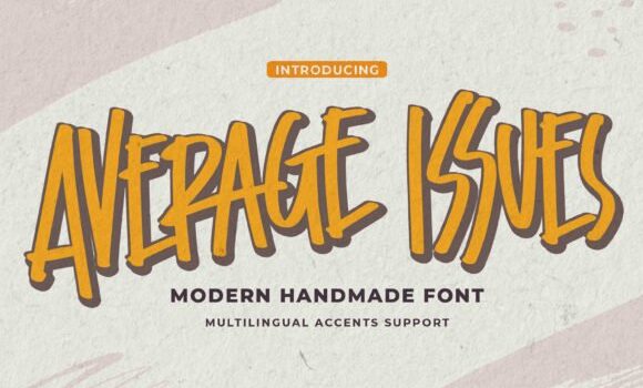 Average Issues Font - Featured Image