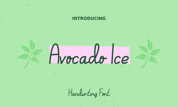 Avocado Ice Font Fonts Free Download Avocado Ice Font - Featured Image