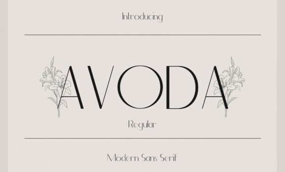 Avoda Font Fonts Free Download Avoda Font - Featured Image