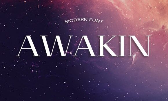 Awakin Font - Featured Image
