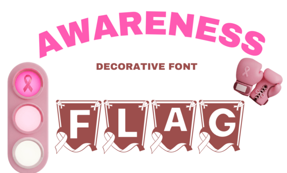 Awareness Flag Font - Featured Image