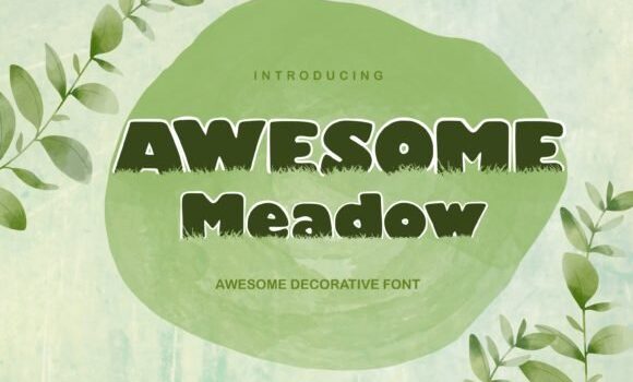 Awesome Meadow Font Fonts Free Download Awesome Meadow Font - Featured Image