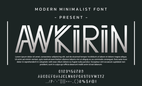 Awkirin Font - Featured Image