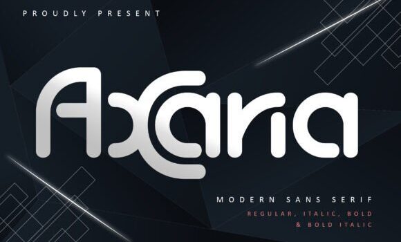 Axaria Font - Featured Image
