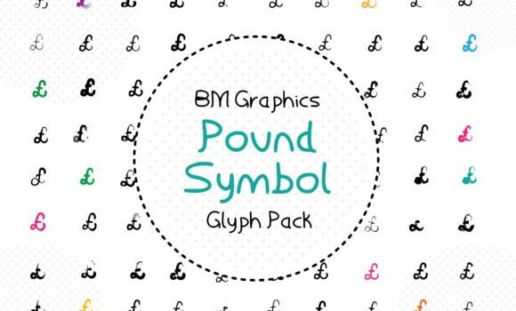 BM Graphics - Pound Symbol Font - Featured Image