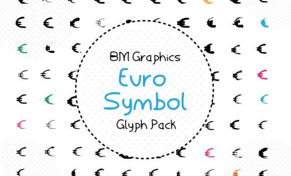 BM Grpahics - Euro Symbol Font - Featured Image