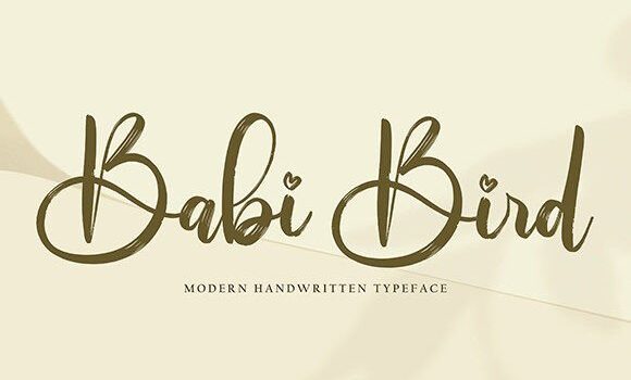 Babi Bird Font - Featured Image