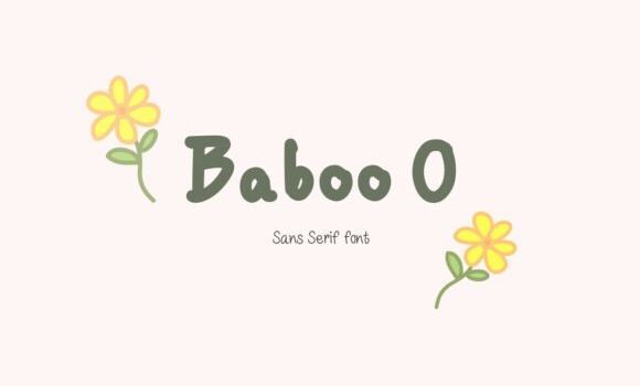 Baboo O Font - Featured Image