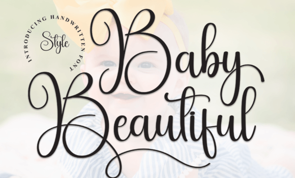 Baby Beautiful Font - Featured Image