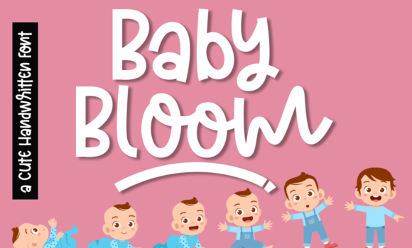 Baby Bloom Font - Featured Image