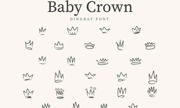 Baby Crown Font - Featured Image