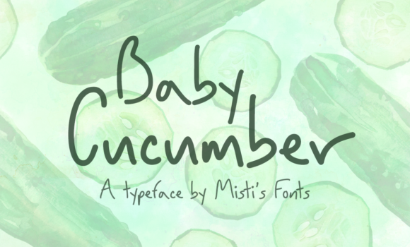 Baby Cucumber Font - Featured Image