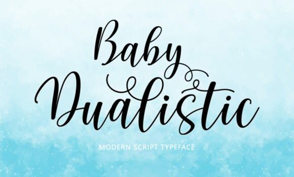 Baby Dualistic Font - Featured Image