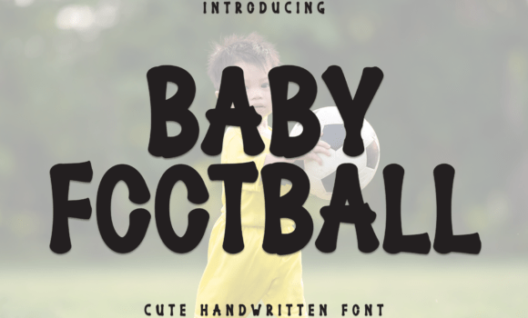 Baby Football Font - Featured Image