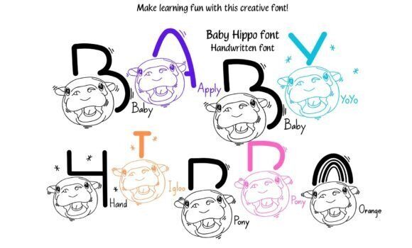 Baby Hippo Font - Featured Image