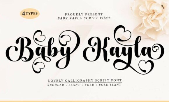 Baby Kayla Font - Featured Image