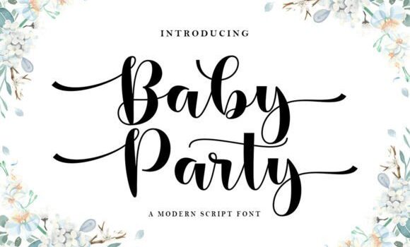 Baby Party Font - Featured Image