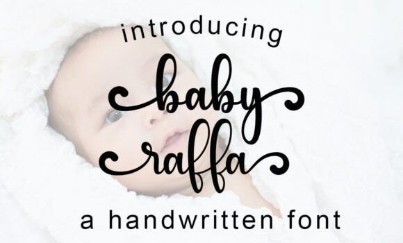 Baby Raffa Font - Featured Image