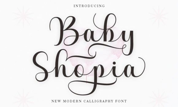 Baby Shopia Font - Featured Image