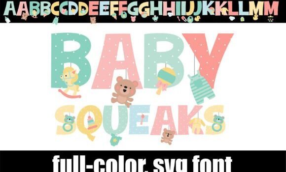 Baby Squeaks Font - Featured Image